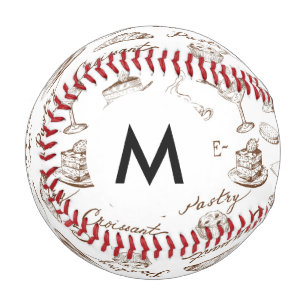 Monogram Sweet paper Baseball