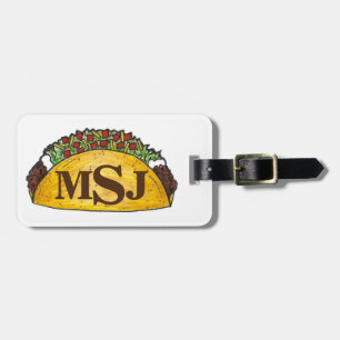 Taco Luggage Bag Tags Zazzle