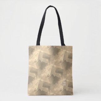 Monogram Tan Flakes Tote Bag