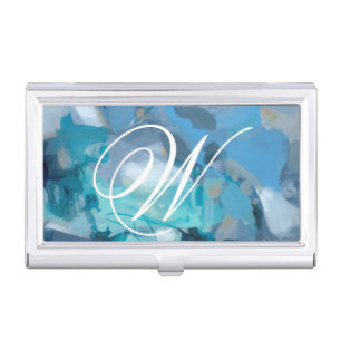 Monogram   Tangled Case For Business Cards