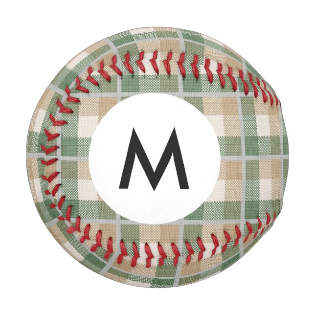 Monogram Tartan Baseball (Front Left)