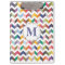 Monogram Teachers Clip board Chevron Pattern