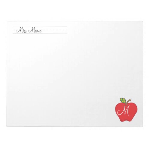 Monogram Teachers     Notepads