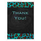 Monogram Teal and Brown Leopard (Front)