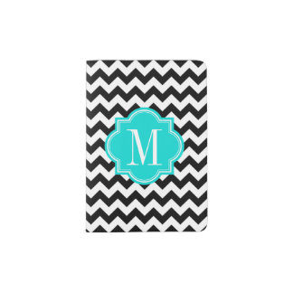 Monogram Template Quatrefoil Label Passport Holder