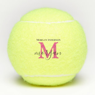 Monogram Tennis Gifts For Her Player Women Girls Balls