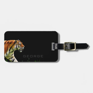 Monogram. The Lone Tiger. Luggage Tag