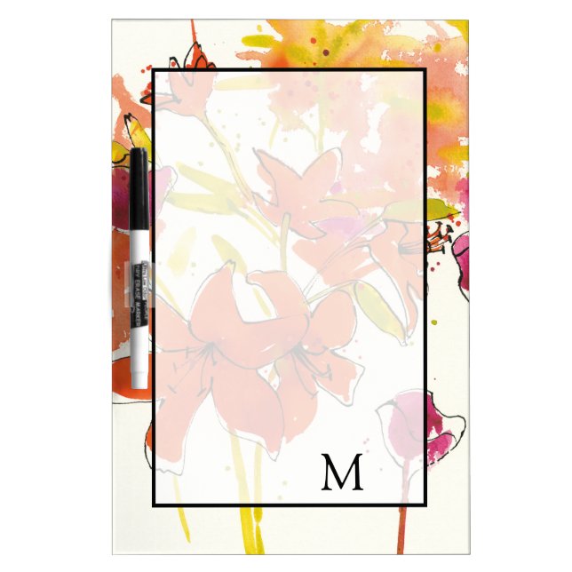 Monogram | The Plum of Patty Dry Erase Board (Front)