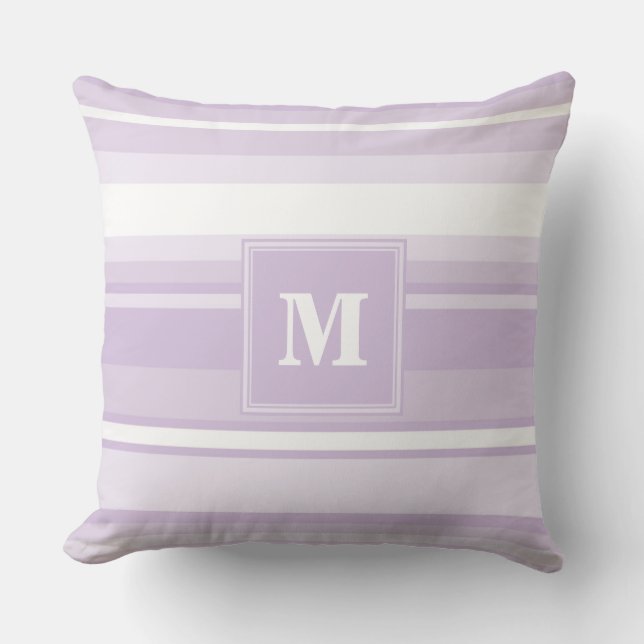 Monogram thistle purple stripes (Front)