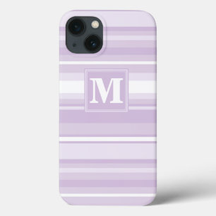 Monogram thistle purple stripes Case-Mate iPhone c iPhone 13 Case