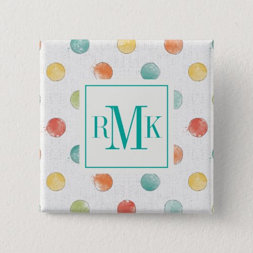 Monogram  Thoughtful Butterflies Step Button