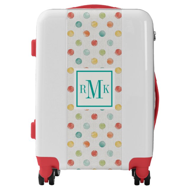 Monogram | Thoughtful Butterflies Step Luggage (Front)