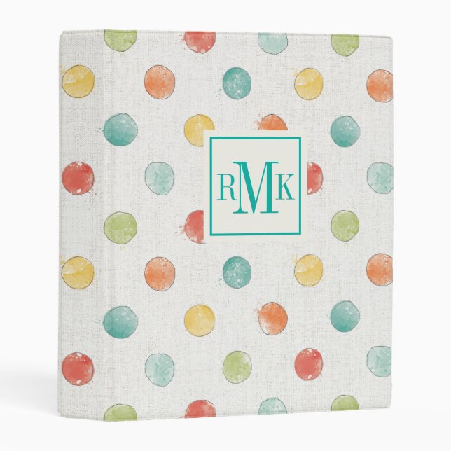 Monogram | Thoughtful Butterflies Step Mini Binder (Front/Spine)