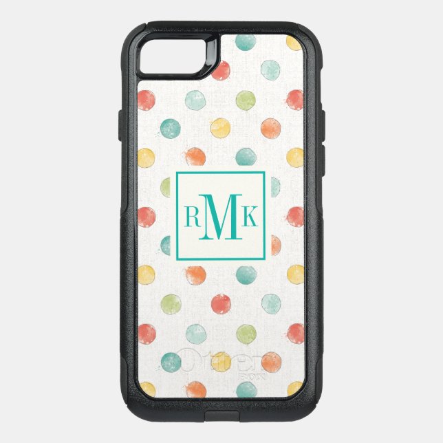 Monogram | Thoughtful Butterflies Step Otterbox iPhone Case (Back)