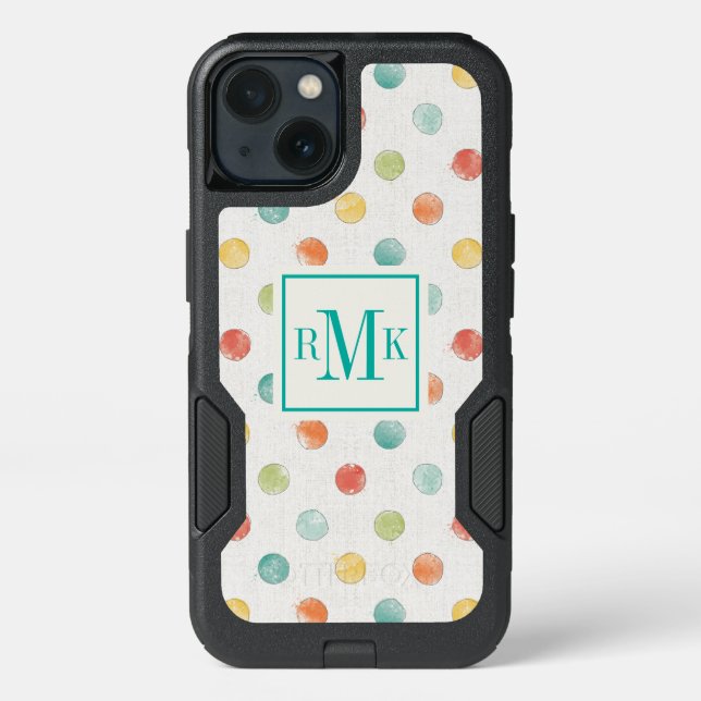 Monogram | Thoughtful Butterflies Step Otterbox iPhone Case (Back)