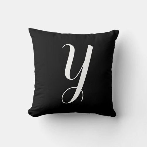 MONOGRAM THROW PILLOW