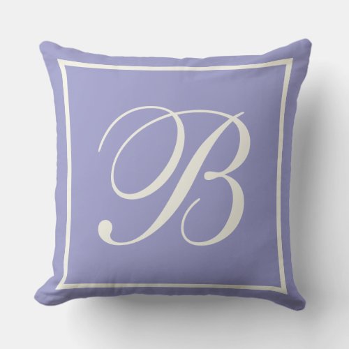 Monogram Throw Pillow