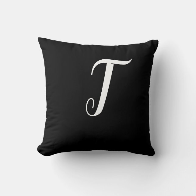 MONOGRAM THROW PILLOW (Front)
