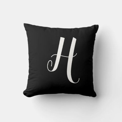 MONOGRAM THROW PILLOW