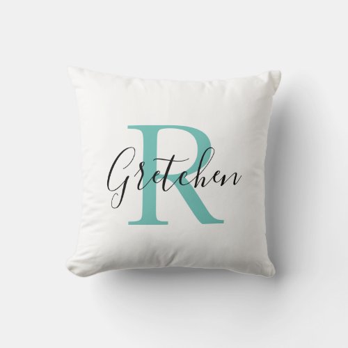 Monogram Throw Pillow