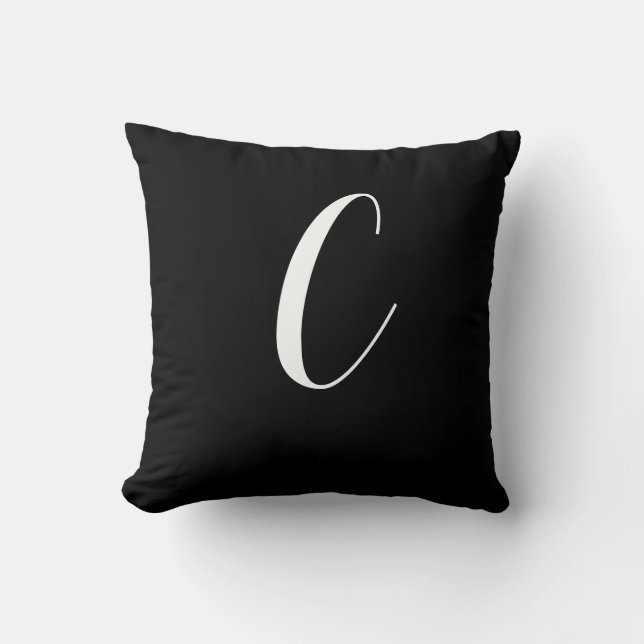 MONOGRAM THROW PILLOW (Front)