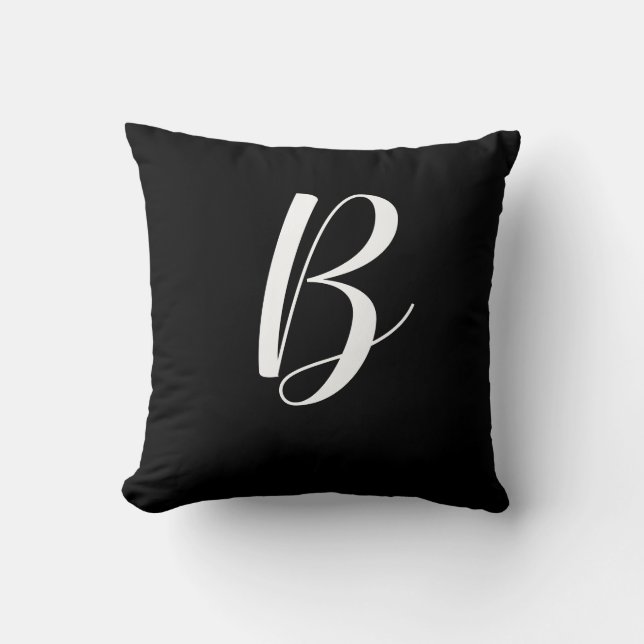 MONOGRAM THROW PILLOW (Front)