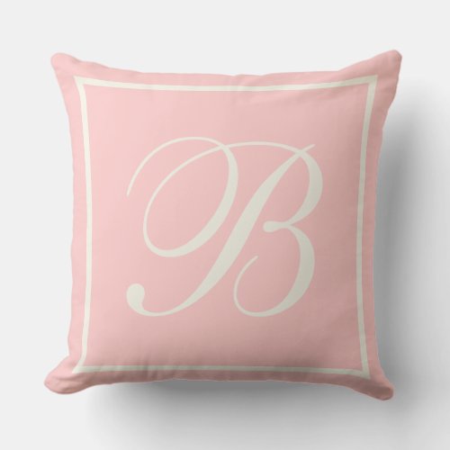 Monogram Throw Pillow