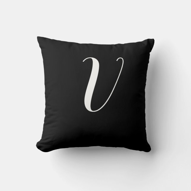 MONOGRAM THROW PILLOW (Front)