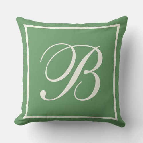 Monogram Throw Pillow