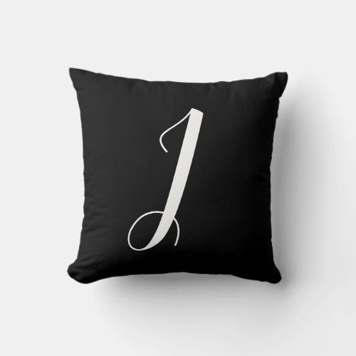 MONOGRAM THROW PILLOW