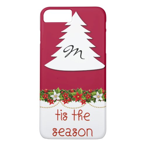 Monogram Tis The Season Holiday Phone Case