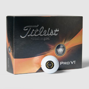 Monogram Titleist Pro Golf Balls