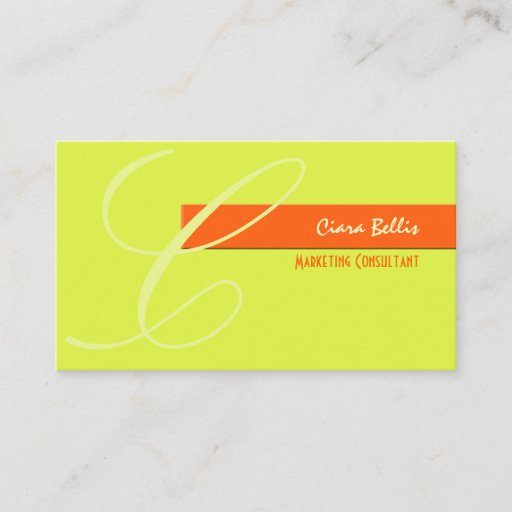 Customizable Monogram, tone on tone {customizable background} business cards