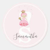 First Tooth Baby Girl Scrapbook or Party Stickers