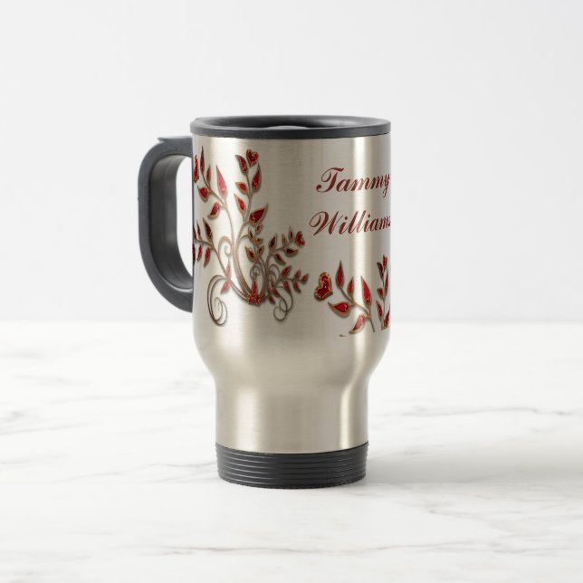 MONOGRAM TRAVEL MUG (Front Left)