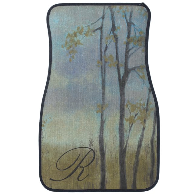 Monogram | Tree-Lined Wheat Grass I Car Mat (Front)
