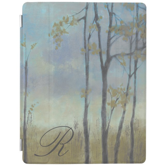 Monogram | Tree-Lined Wheat Grass I iPad Smart Cover (Front)