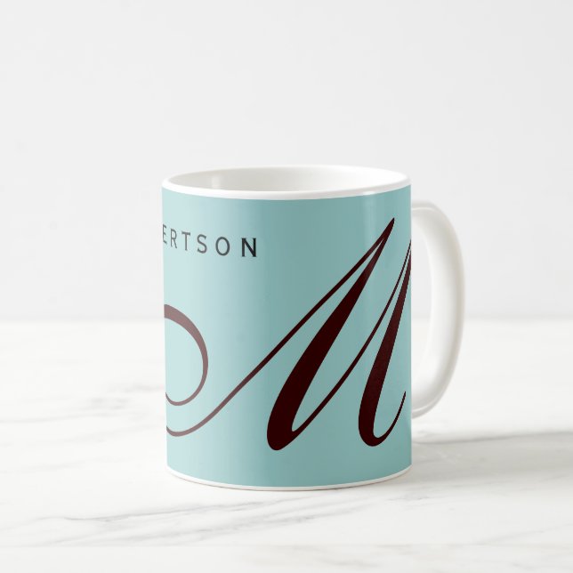 Monogram Trend Interior Designer Coffee Mug (Front Right)