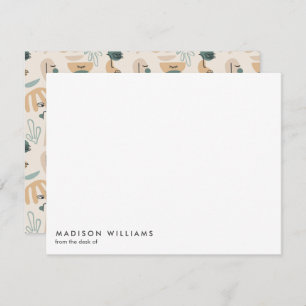 Monogram Trendy Modern  Note 