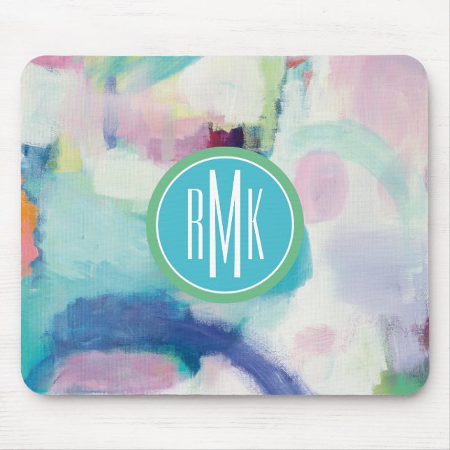 Monogram | Trial and Airy Bright Mouse Pad (Front)