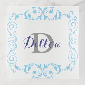 Monogram Trinket Tray