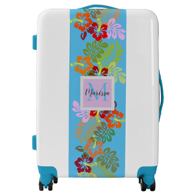 Monogram Tropical Flower Power  Luggage (Front)