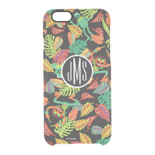 Monogram Tropical Kermit & Animal Pattern 2 Clear iPhone 6/6S Case