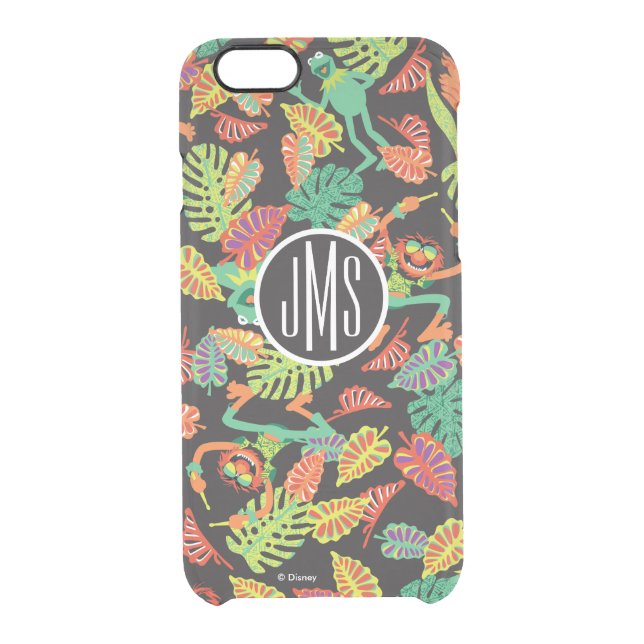 Monogram Tropical Kermit & Animal Pattern 2 Uncommon iPhone Case (Back)