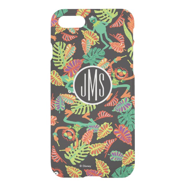 Monogram Tropical Kermit & Animal Pattern 2 Uncommon iPhone Case (Back)