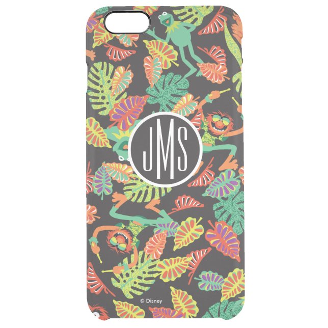 Monogram Tropical Kermit & Animal Pattern 2 Uncommon iPhone Case (Back)