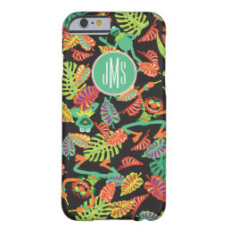 Monogram Tropical Kermit &amp; Animal Pattern Barely There iPhone 6 Case