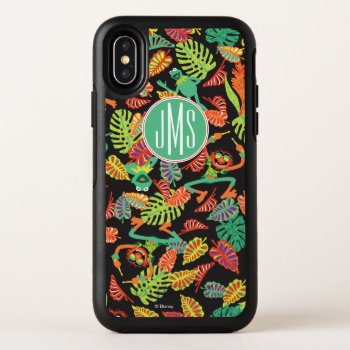 Monogram Tropical Kermit & Animal Pattern Otterbox Symmetry Iphone X Case by muppets at Zazzle