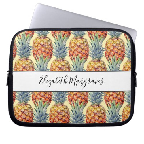 Monogram Tropical Pineapple Laptop Sleeve