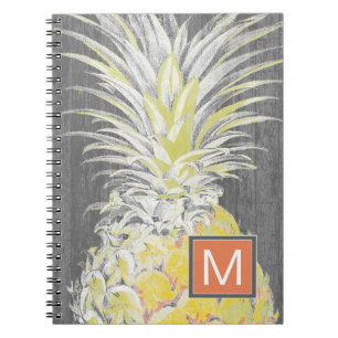 Monogram Tropical Yellow Pinneapple Notebook